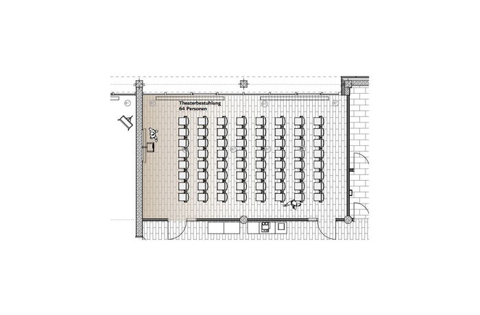 Theaterbestuhlung Seminarraum München - SVG Seminarraumzentrum