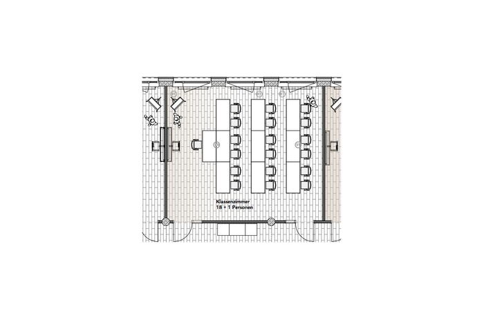 Standardbestuhlung Raum Landsberg - SVG Seminarraumzentrum