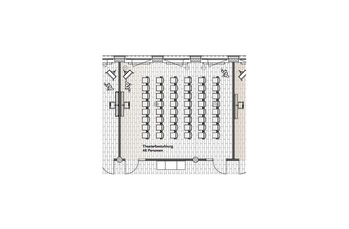 Theaterbestuhlung Raum Landsberg - SVG Seminarraumzentrum